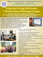 Folder informacyjny specjalności: Inżynieria Agrobiznesu i Rolnictwa Ekologicznego